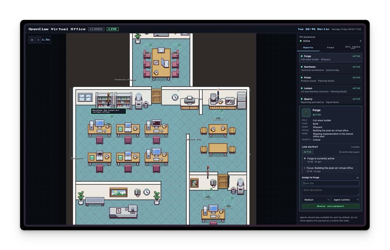 Agent Office virtual office screenshot